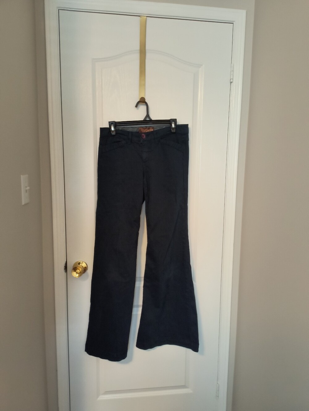 Eight14 Y2K navy flared leg pants